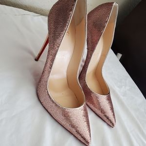 Christian Louboutin So Kate 100mm Nude color Pump